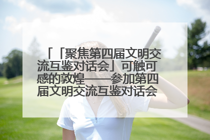 「聚焦第四届文明交流互鉴对话会」可触可感的敦煌——参加第四届文明交流互鉴对话会的外宾参观上元市集