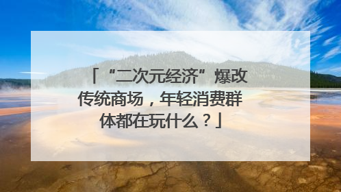 “二次元经济”爆改传统商场，年轻消费群体都在玩什么？