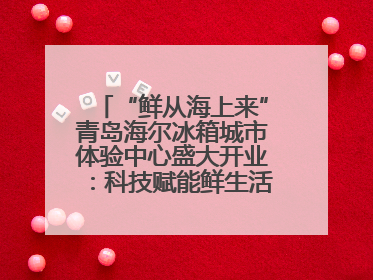 “鲜从海上来”青岛海尔冰箱城市体验中心盛大开业：科技赋能鲜生活，重新定义全球饮食未来