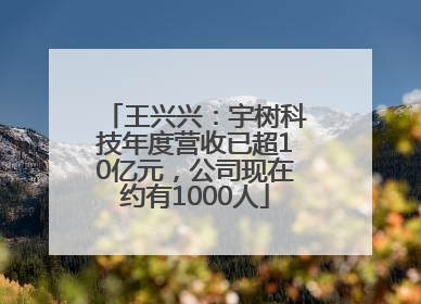 王兴兴：宇树科技年度营收已超10亿元，公司现在约有1000人