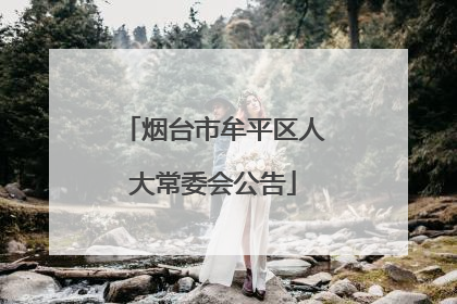 烟台市牟平区人大常委会公告