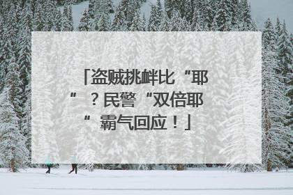 盗贼挑衅比“耶”？民警“双倍耶”霸气回应！