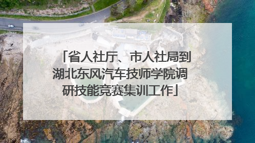 省人社厅、市人社局到湖北东风汽车技师学院调研技能竞赛集训工作