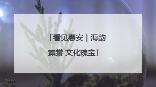 看见惠安｜海韵霓裳 文化瑰宝