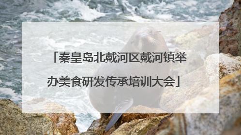 秦皇岛北戴河区戴河镇举办美食研发传承培训大会