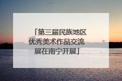 第三届民族地区优秀美术作品交流展在南宁开展