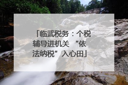 临武税务：个税辅导进机关 “依法纳税”入心田
