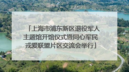 上海市浦东新区退役军人主题馆开馆仪式暨同心军民戎爱联盟片区交流会举行