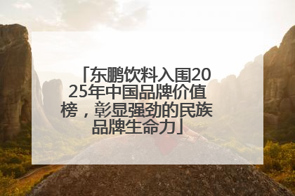 东鹏饮料入围2025年中国品牌价值榜，彰显强劲的民族品牌生命力