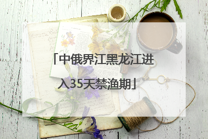中俄界江黑龙江进入35天禁渔期