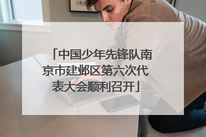 中国少年先锋队南京市建邺区第六次代表大会顺利召开