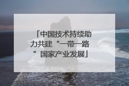 中国技术持续助力共建“一带一路”国家产业发展