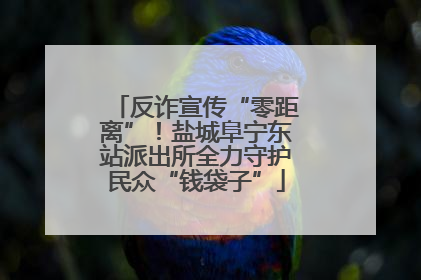 反诈宣传“零距离”！盐城阜宁东站派出所全力守护民众“钱袋子”