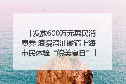 发放600万元惠民消费券 浪漫湾沚邀请上海市民体验“皖美夏日”