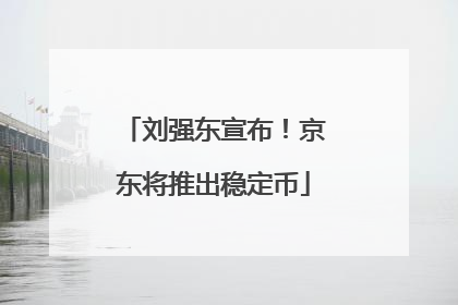 刘强东宣布！京东将推出稳定币
