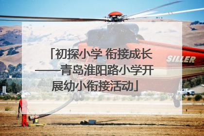 初探小学 衔接成长——青岛淮阳路小学开展幼小衔接活动