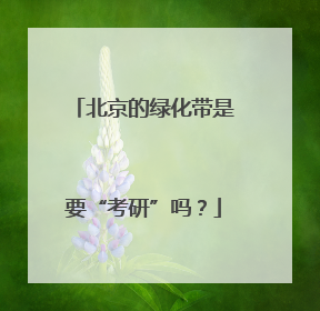 北京的绿化带是要“考研”吗？