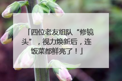 四位老友组队“修镜头”，视力焕新后，连饭菜都鲜亮了！