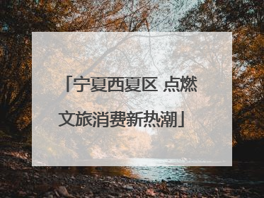 宁夏西夏区 点燃文旅消费新热潮