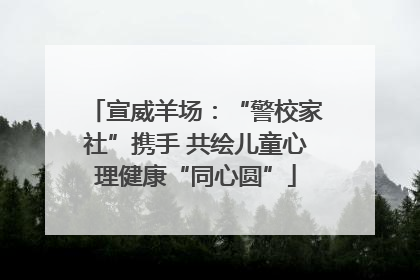 宣威羊场：“警校家社”携手 共绘儿童心理健康“同心圆”