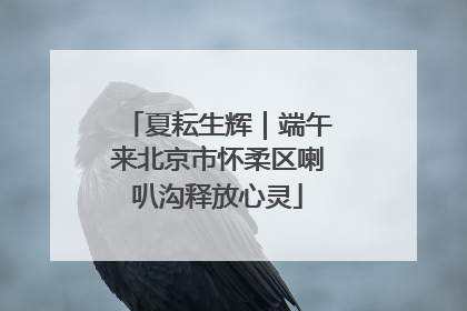 夏耘生辉｜端午来北京市怀柔区喇叭沟释放心灵