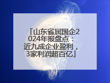 山东省属国企2024年报盘点：近九成企业盈利，3家利润超百亿