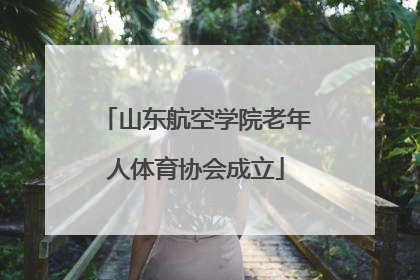 山东航空学院老年人体育协会成立