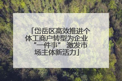 岱岳区高效推进个体工商户转型为企业“一件事” 激发市场主体新活力