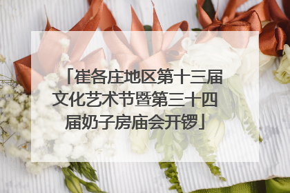 崔各庄地区第十三届文化艺术节暨第三十四届奶子房庙会开锣
