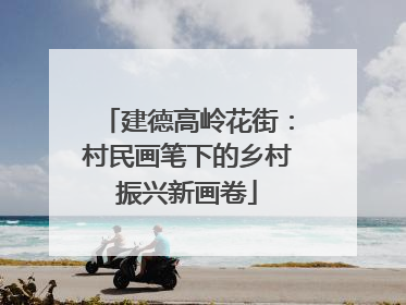 建德高岭花街：村民画笔下的乡村振兴新画卷