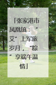 张家港市凤凰镇：“艾”上军旅岁月，“粽”享端午温情
