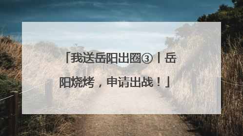 我送岳阳出圈③丨岳阳烧烤，申请出战！