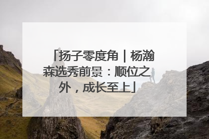 扬子零度角｜杨瀚森选秀前景：顺位之外，成长至上