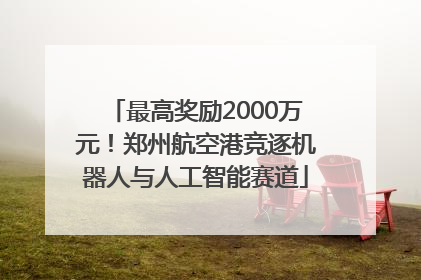 最高奖励2000万元！郑州航空港竞逐机器人与人工智能赛道