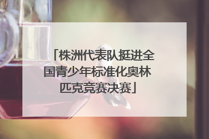 株洲代表队挺进全国青少年标准化奥林匹克竞赛决赛