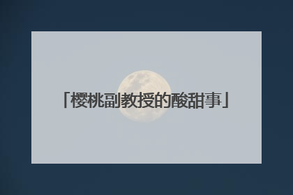 樱桃副教授的酸甜事