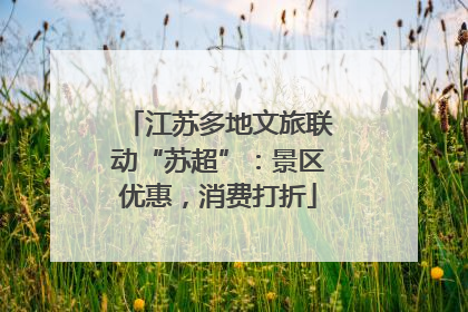 江苏多地文旅联动“苏超”：景区优惠，消费打折
