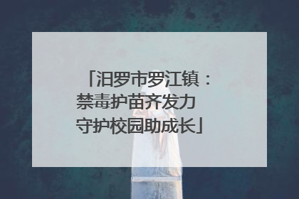 汨罗市罗江镇：禁毒护苗齐发力 守护校园助成长