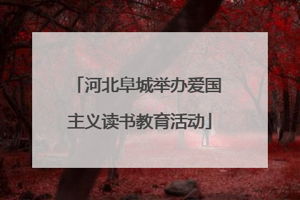 河北阜城举办爱国主义读书教育活动