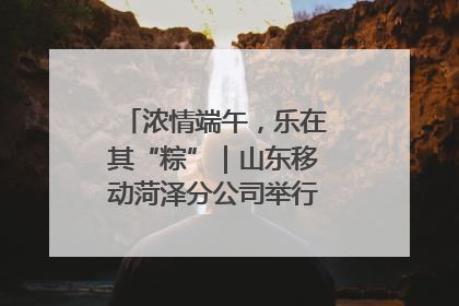 浓情端午，乐在其“粽”｜山东移动菏泽分公司举行端午节主题活动
