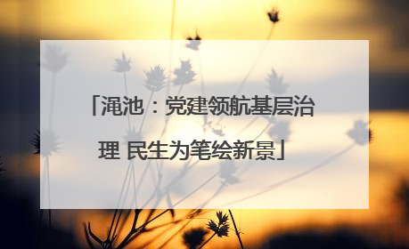 渑池：党建领航基层治理 民生为笔绘新景