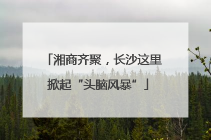 湘商齐聚，长沙这里掀起“头脑风暴”