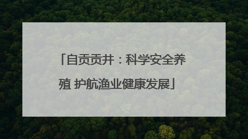 自贡贡井：科学安全养殖 护航渔业健康发展