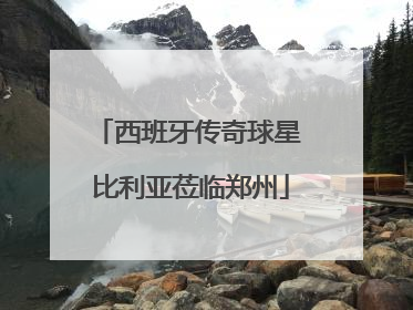 西班牙传奇球星 比利亚莅临郑州