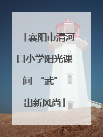 襄阳市清河口小学阳光课间 “武” 出新风尚