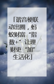 谐音梗联动出圈，蚂蚁财富“指数+”让理财更“加”生活化