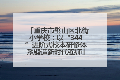 重庆市璧山区北街小学校：以“344”进阶式校本研修体系锻造新时代强师