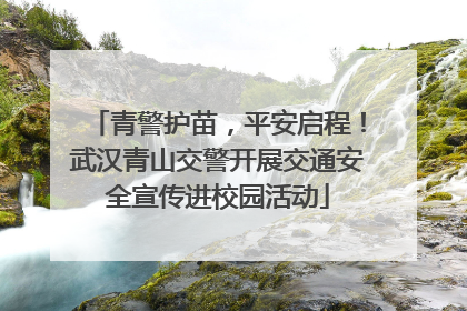青警护苗，平安启程！武汉青山交警开展交通安全宣传进校园活动