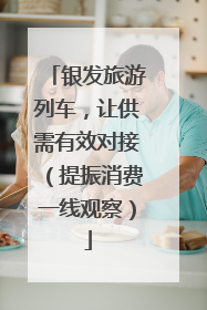 银发旅游列车，让供需有效对接（提振消费一线观察）