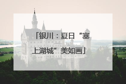 银川：夏日“塞上湖城”美如画